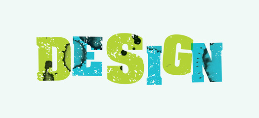 Sticker - Design Concept Stamped Word Art Illustration