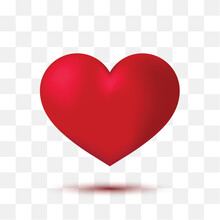 Glossy red heart stock vector. Illustration of love, heart - 23451566