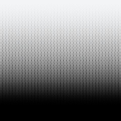 Halftone dots on white background