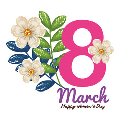 Wall Mural - happy womens day decoration