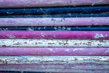 Purple Steel Pipes