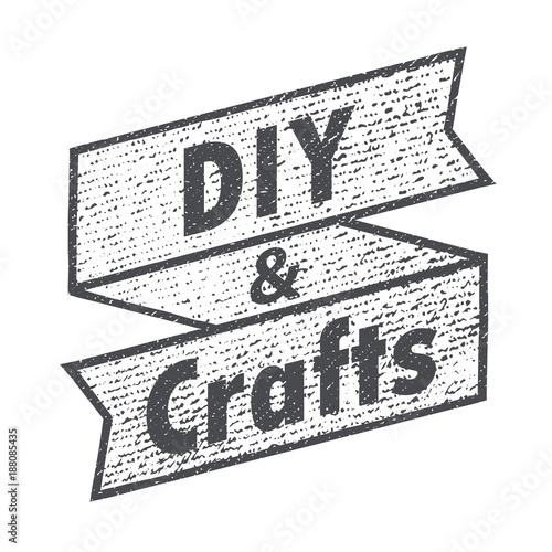 DIY and Crafts with dirty texture design . Vector illustration