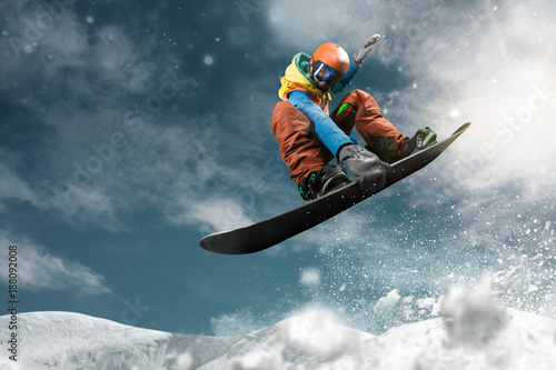 Obrazy Sporty Zimowe  snowboard