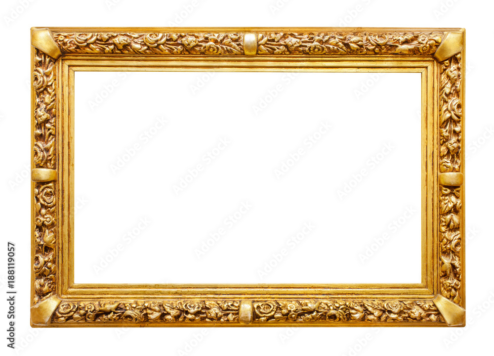 Golden frame Stock Photo | Adobe Stock