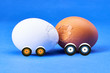 Broken eggs as a food but also as a symbol of social events, fragility, conflict, controversy, justice or car accident.