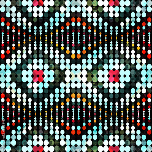 Materiał do szycia Jasne abstrakcja bezszwowe wzór geometryczny w stylu graffiti. Ilustracja wektorowa jakości dla projektu
