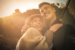 © liderina - Happy couple in hug.