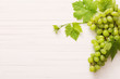 © Maya Kruchancova - green grape on white wooden background