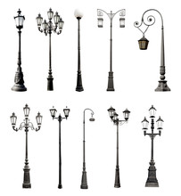 Set Of Decorative Lampposts