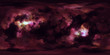Deep space, stars and nebula. Spherical environment HDRI map, 360 degrees panorama, equirectangular projection