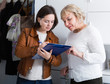 © JackF - Social survey with mature woman