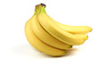 © GSDesign - Bunch of bananas, close-up, isolated on white background.