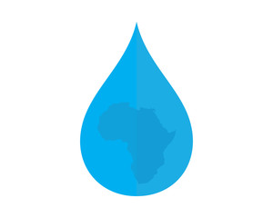 blue africa water droplets image icon