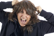 © Pamela Au - Mature Woman pulling her Hair and Yelling