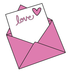 Sticker - Valentines Day Love Letter