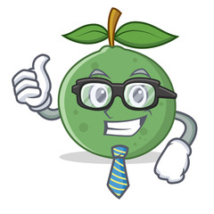 Sticker - Businessman guava character cartoon style