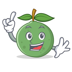 Wall Mural - Finger guava mascot cartoon style