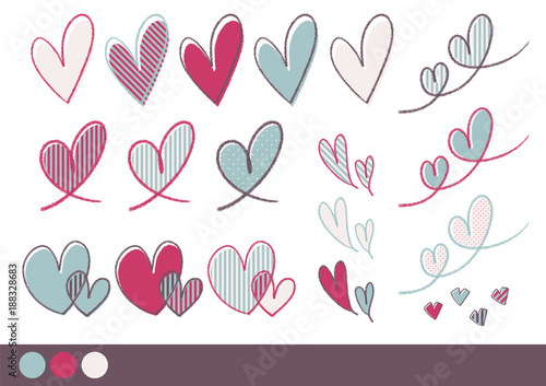 手書きハート素材 ストロベリーチョコミント Buy This Stock Vector And Explore Similar Vectors At Adobe Stock Adobe Stock