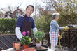 © View Stock - The old couple do the housework