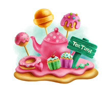 Magic Sweets For Tea Party