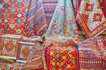 Wall Mural - The patterns of Persian carpets, Shiraz, Iran