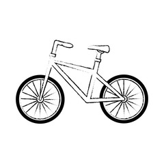 Poster - bicycle vehicle isolated icon vector illustration design