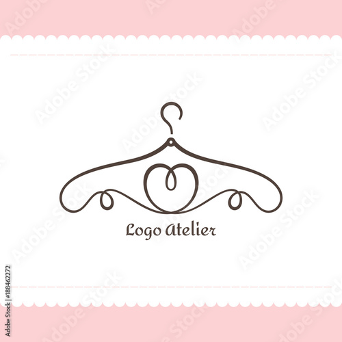 Logo For Atelier Wedding Boutique Women S Clothing Store Vector