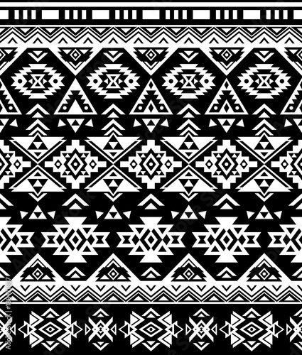 Ethnic pattern design. Seamless pattern. Navajo geometric print. Rustic ...