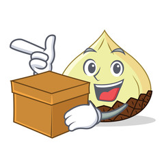 Sticker - With box snake fruit character cartoon