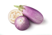 Purple And White Eggplant