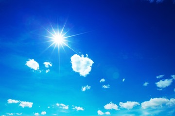 Wall Mural - sunny sky