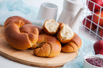 Sticker - delicious homemade croissants