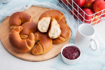 Sticker - delicious homemade croissants