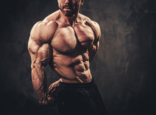 Man Showing His Muscular Body