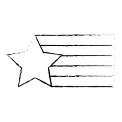 Wall Mural - star flag design creative sketch vector illustration sketch design