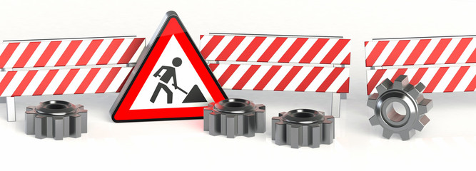 Baustelle Technik