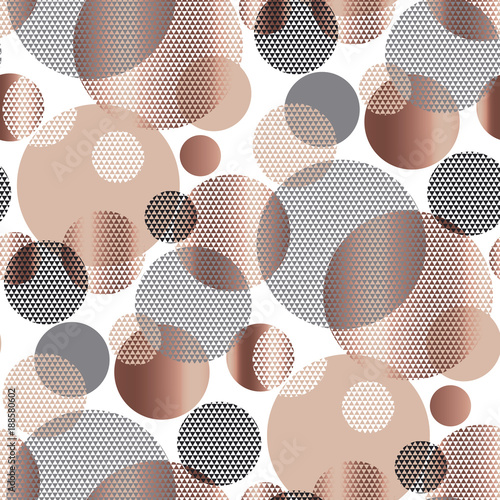 Abstract circle textured ge...