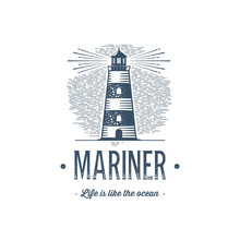 Mariner White Emblem