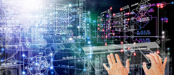 engineering designing in industrial construction