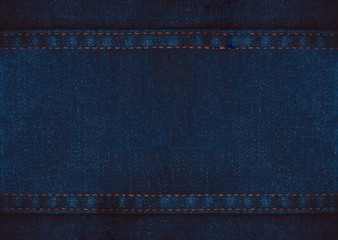 Sticker - denim background