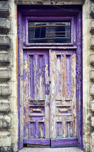 Textured Wooden Door