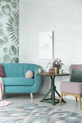 Wall Mural - Fancy interior of living room