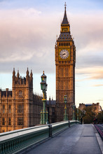 Elizabeth Tower Or Big Ben Palace Of Westminster London UK