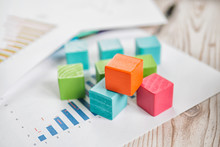 Building Blocks With Bar Chart Graph