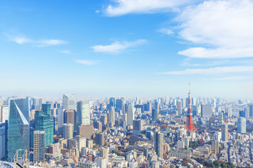 東京タワーと都心の街並み