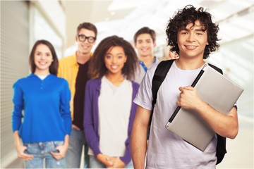 Sticker - Group of students in room