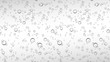 Vector realistic carbonated mineral water bubbles