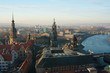 Dresden View from the bird's-eye view.