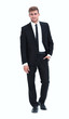 © ASDF - portrait in full length of serious young businessman.