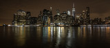 Fototapeta Nowy Jork - New York City Skyline bei Nacht